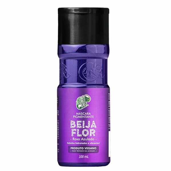 Máscara Pigmentante Kamaleão Beija Flor Roxo Azulado 100ml