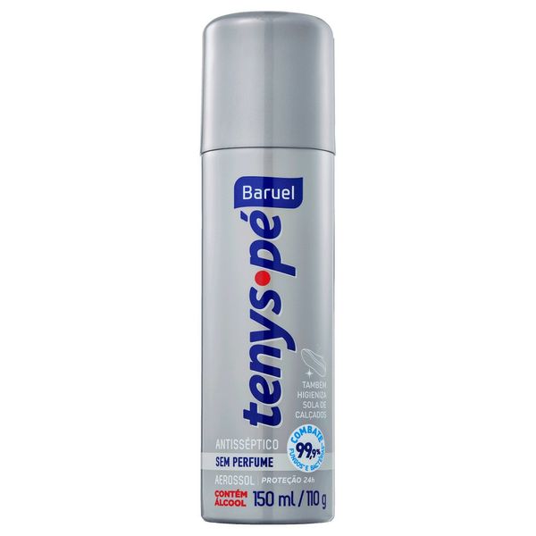 Antisséptico Tenys Pé Baruel Aerosol Sem Perfume 110g