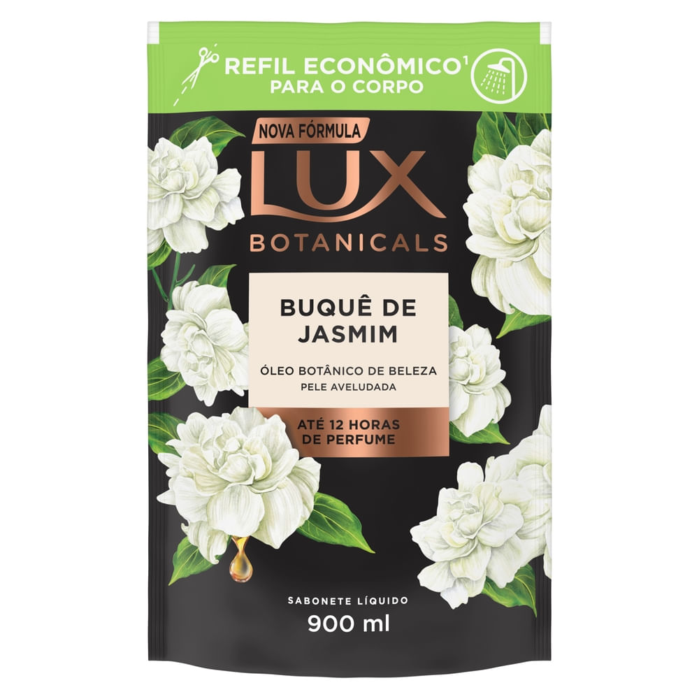 Sabonete Líquido Lux Botanicals Buquê de Jasmim Refil 900ml