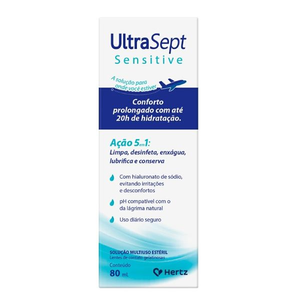 UltraSept Sensitive Solução Multiuso Estéril 80ml