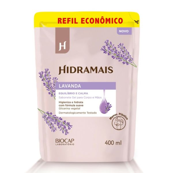 Sabonete Líquido Hidramais Lavanda Refil 400ml