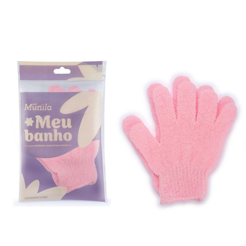 Luva Esfoliante Corporal Munila Meu Banho 1 unidade