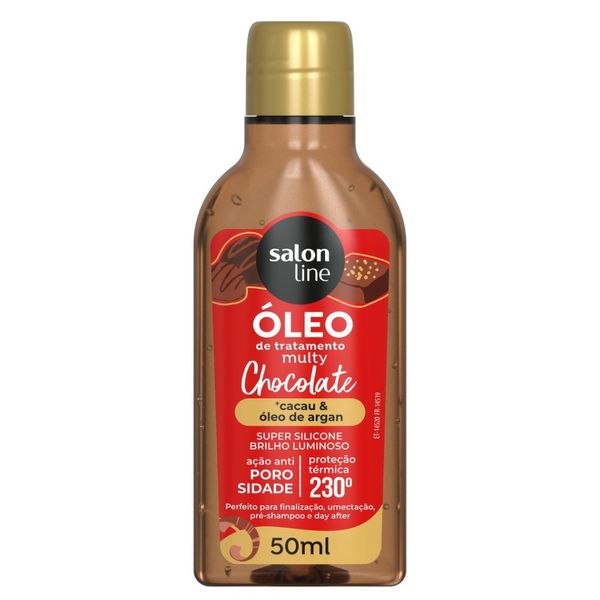 Óleo de Tratamento Multy Salon Line Chocolate Cacau e Óleo de Argan 50ml