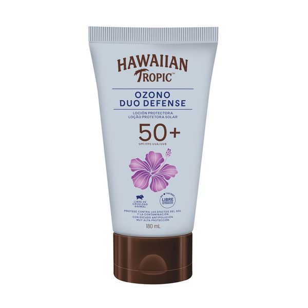 Protetor Solar Hawaiian Tropic Ozono Duo Defense FPS50+ 180ml