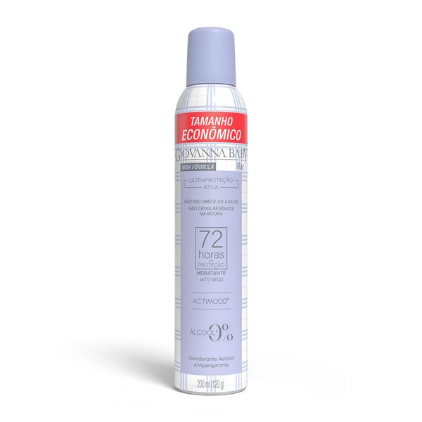 Desodorante Aerosol Giovanna Baby 72hr Lilac 200ml