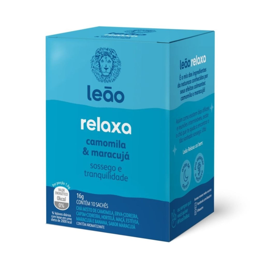CHA LEAO FUNCIONAIS RELAXA C 10 UNID
