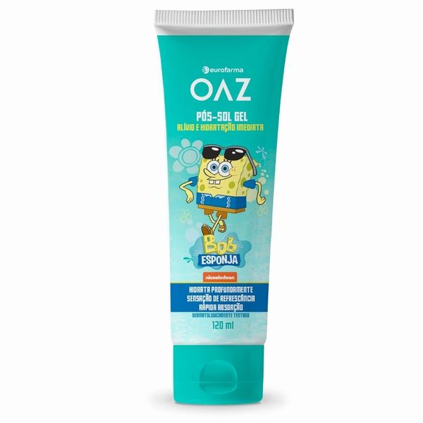 Pós-Sol Gel OAZ Bob Esponja 120ml