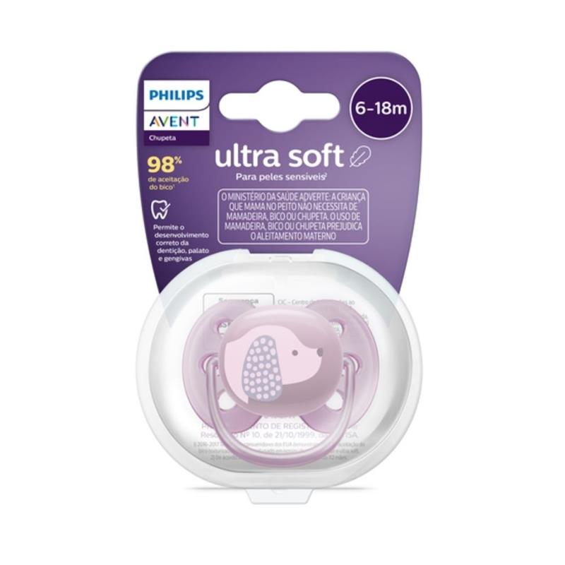CHUPETA AVENT ULTRA SOFT 6-18