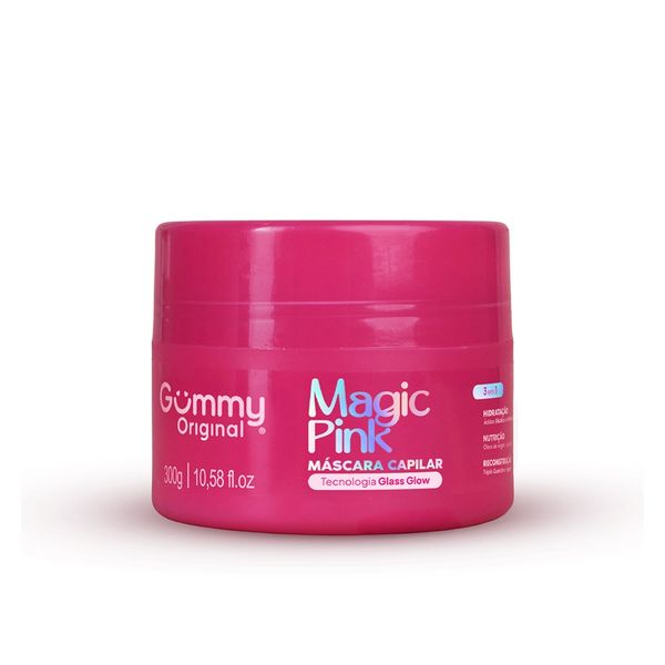 Máscara Capilar Magic Pink 3 em 1 Gummy 300g