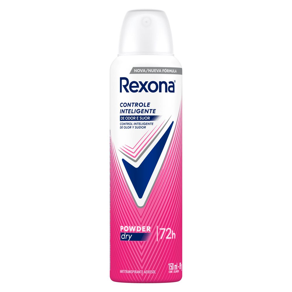 Desodorante Antitranspirante Aerosol Rexona Feminino Powder Dry 150ml