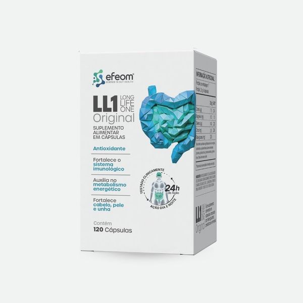 Suplemento Alimentar LL1 Original 120 Cápsulas
