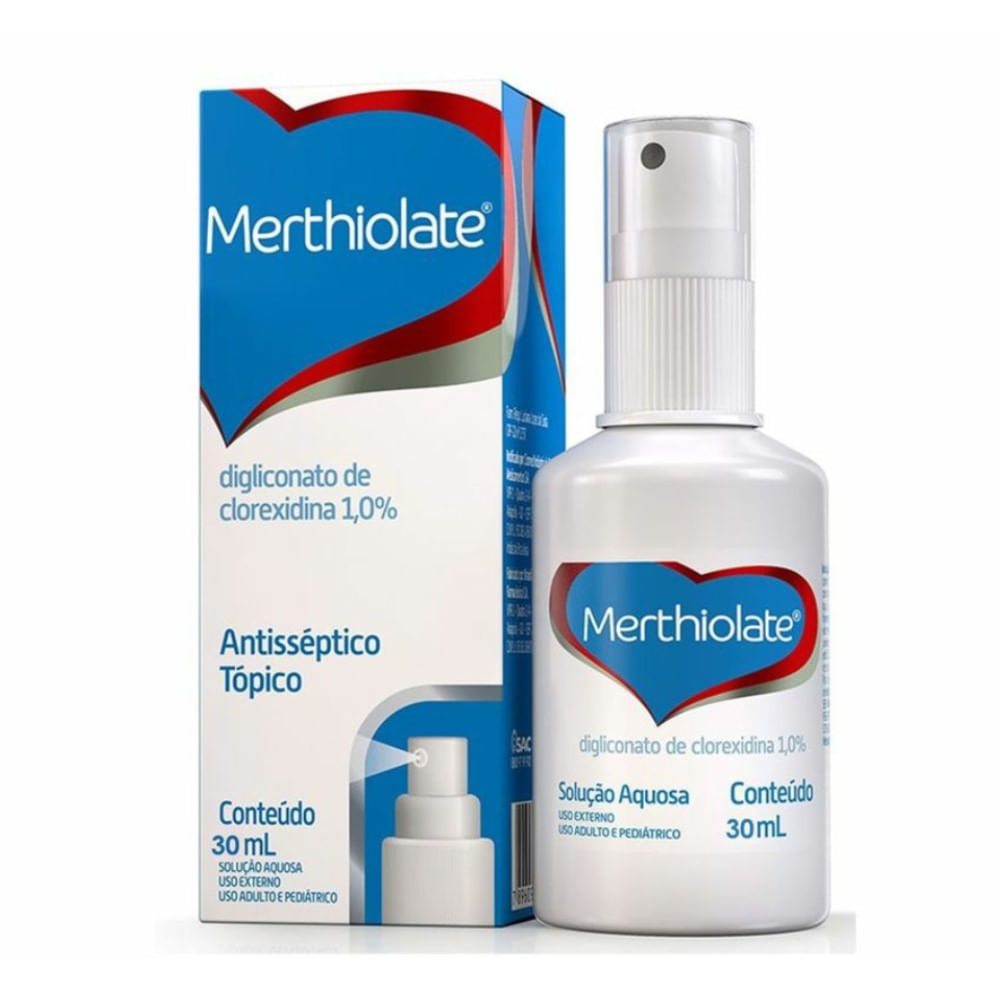 Merthiolate Antisséptico Tópico Spray 30ml