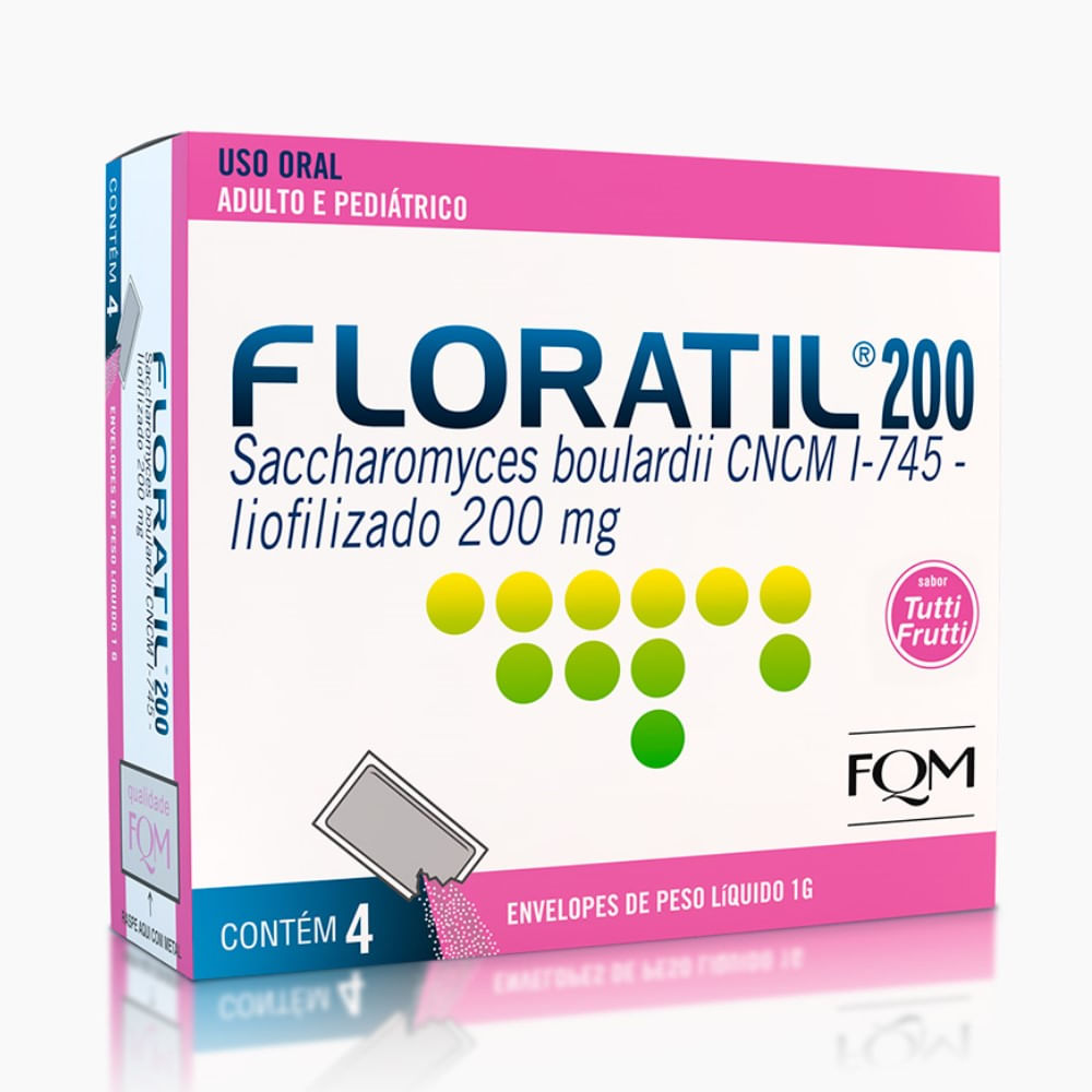 Floratil 200mg Fqm 4 Envelopes