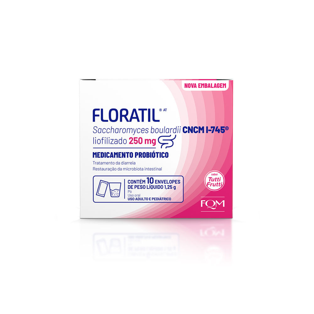 Floratil At 250mg Fqm em Pó 10 Envelopes