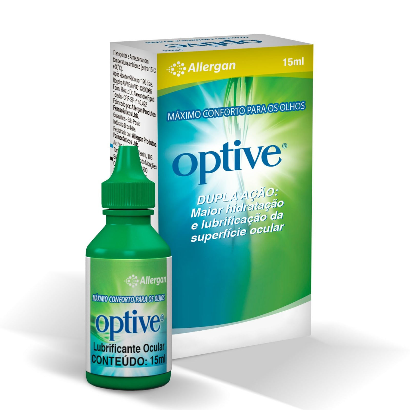 Optive Allergan 15ml Solução Oftálmica Estéril