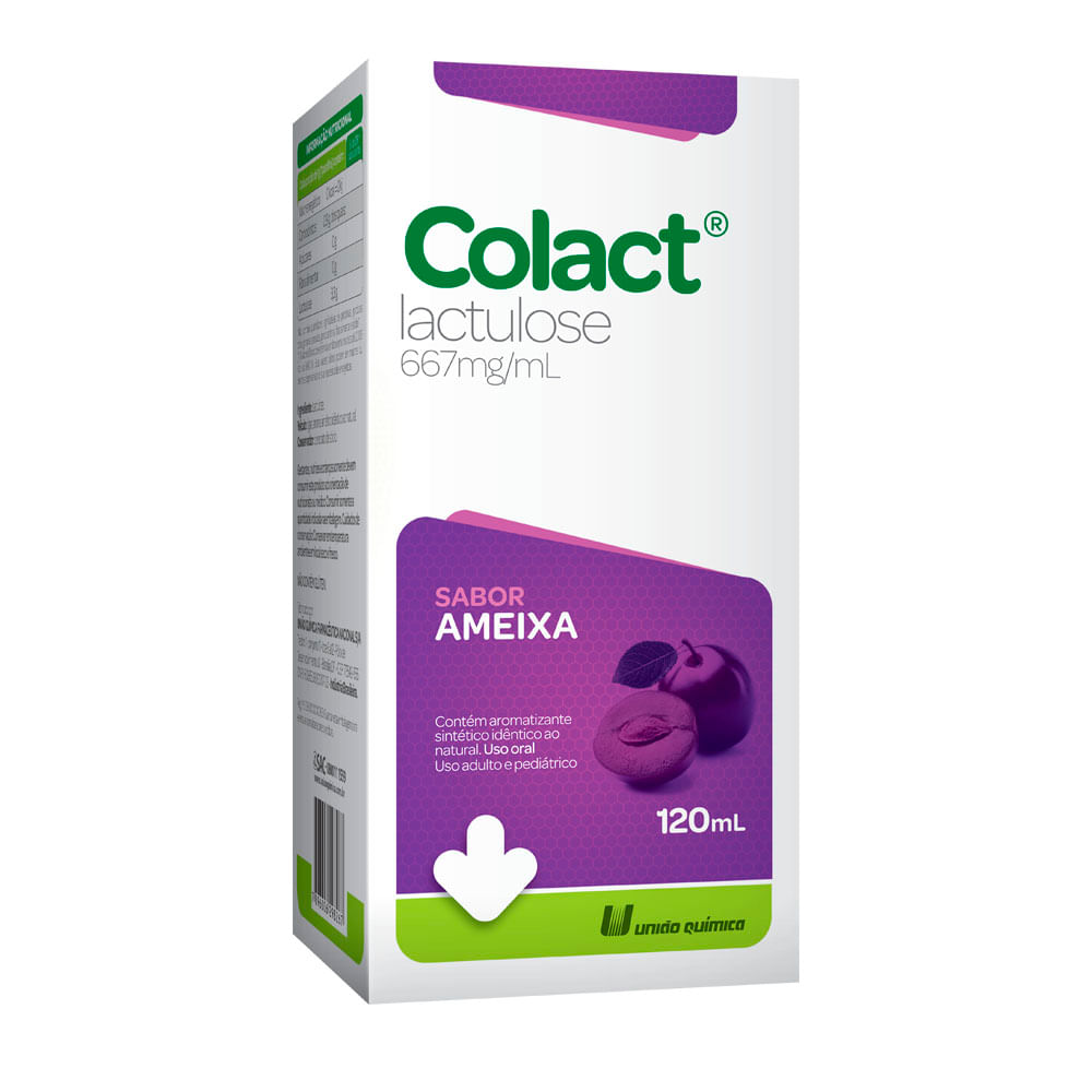Colact Sabor Ameixa União Química 120ml Xarope