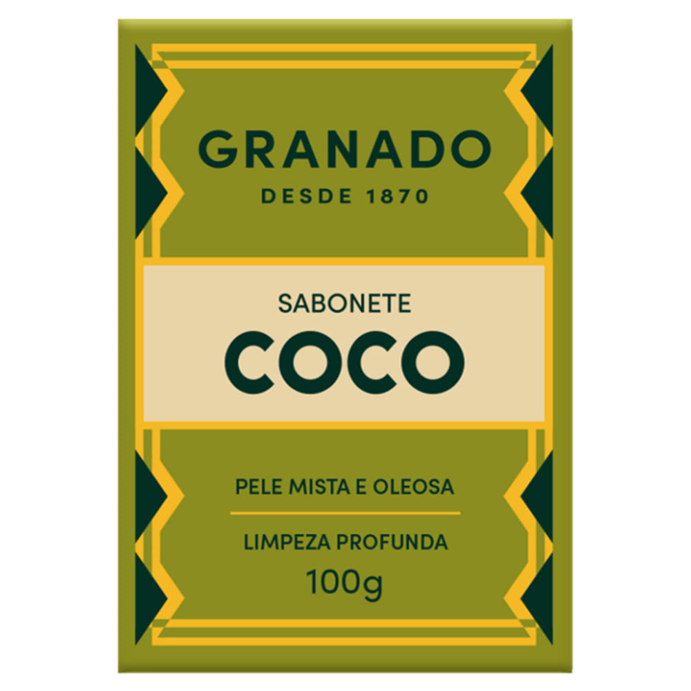 Sabonete em Barra Granado Glicerinado de Coco 100g