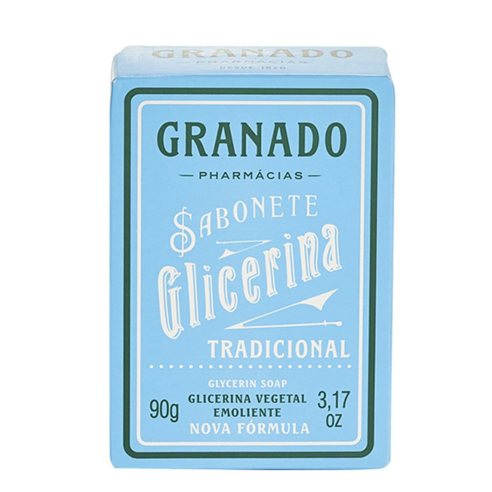 Sabonete em Barra Vegetal Granado De Glicerina Tradicional 90g