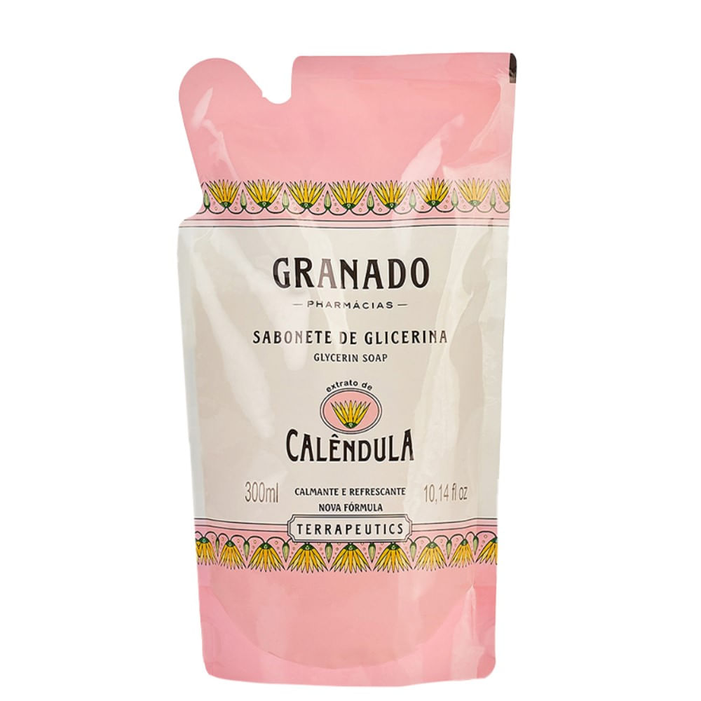 Sabonete Líquido de Glicerina Granado Terrapeutics Calêndula Refil 300ml