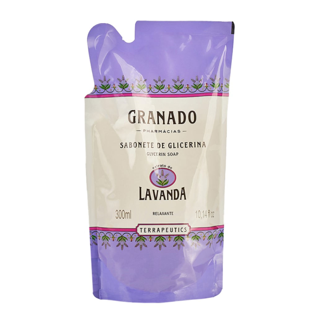 Sabonete Líquido de Glicerina Granado Terrapeutics Lavanda Refil 300ml