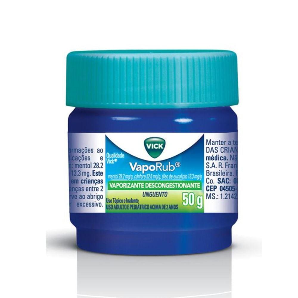 Descongestionante Vick Vaporub Unguento 50g