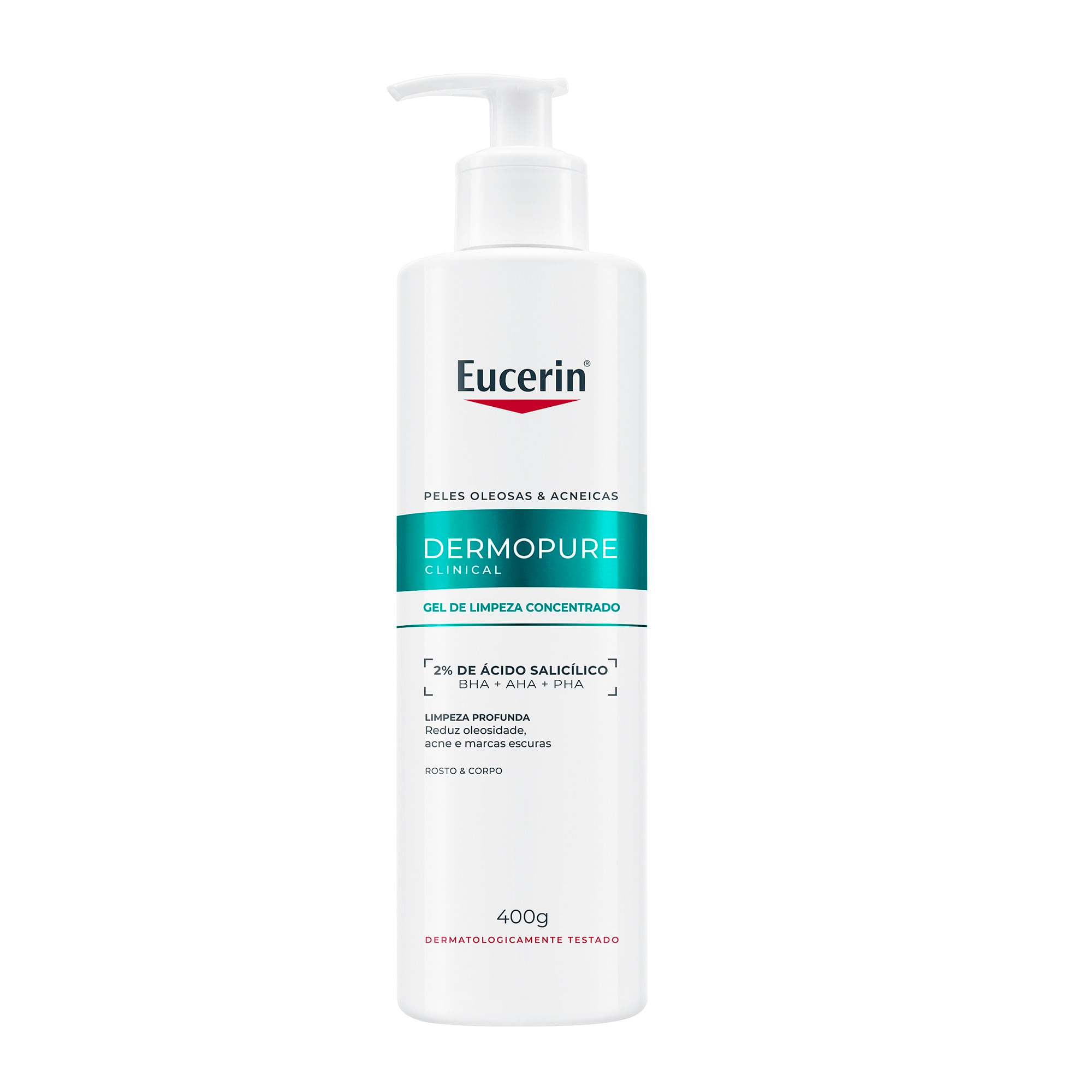 Gel de Limpeza Facial Antiacne Concentrado Eucerin Dermo Pure Oil Control 400g