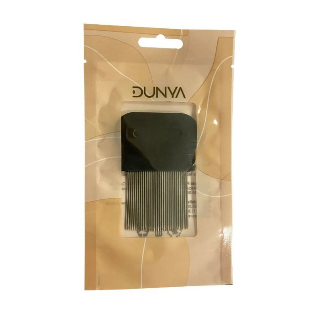 Pente Fino com Dentes em Aço Dunya 1 Unidade