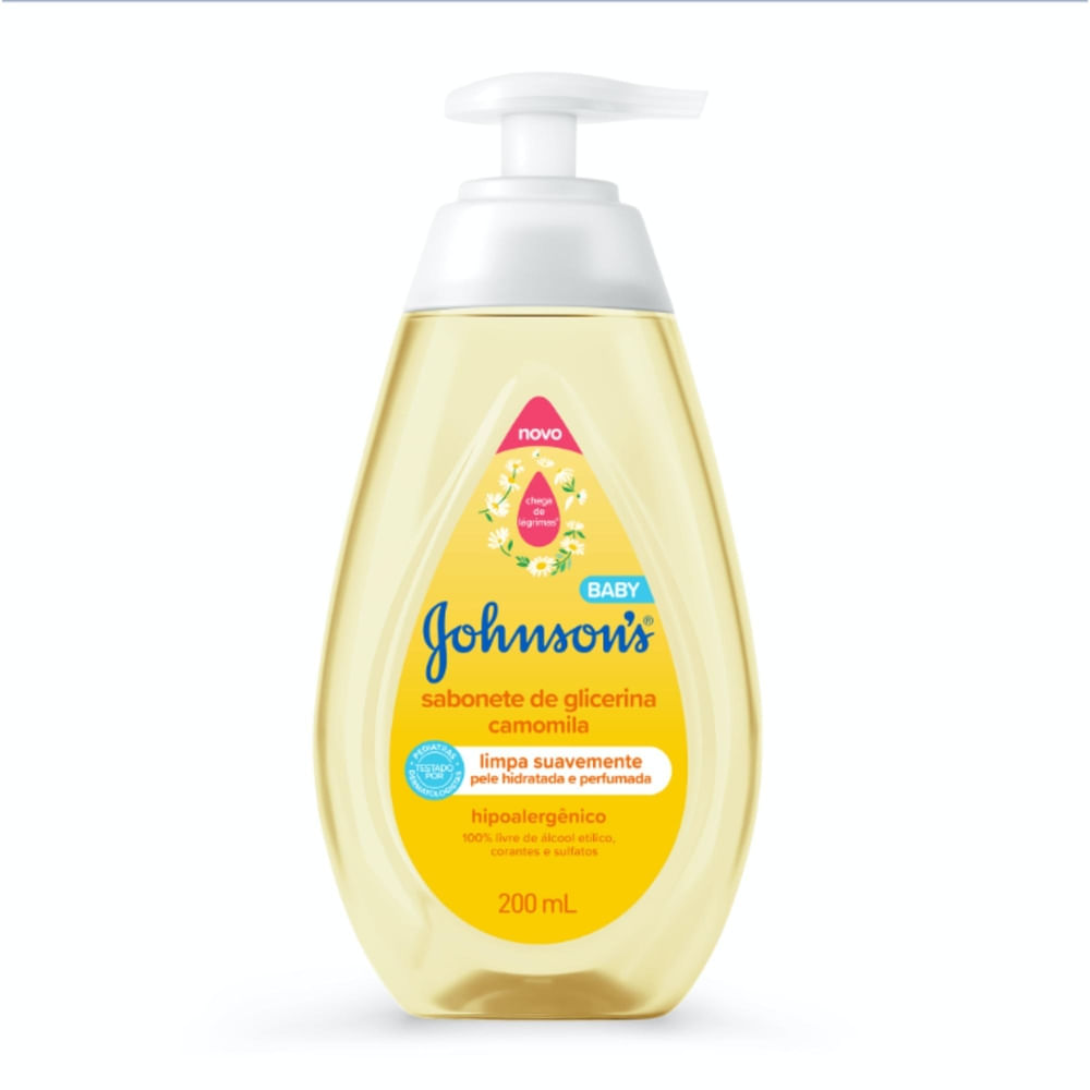 Sabonete Líquido Johnsons Baby Glicerina Camomila 200ml