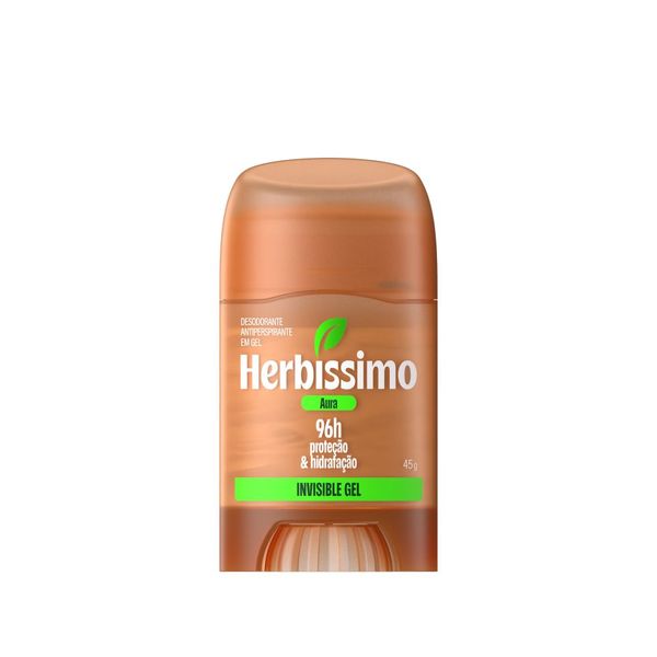 Desodorante Herbíssimo em Bastão Gel Invisível Proteção & Hidratação 45g