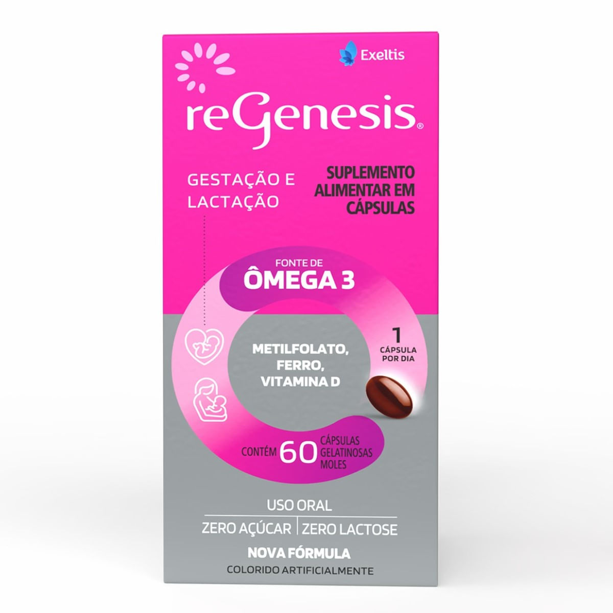Suplemento De Vitaminas E Minerais Regenesis 60 Cápsulas