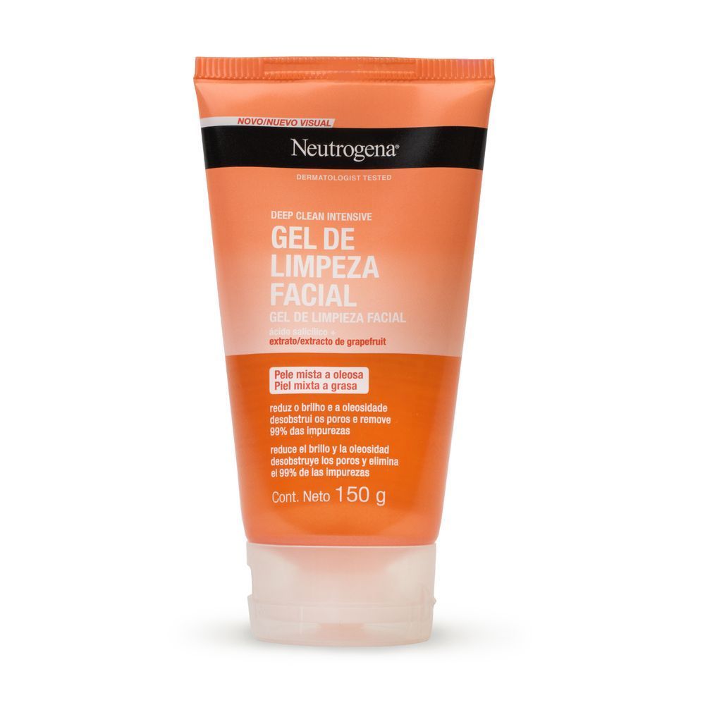 Gel De Limpeza Facial Neutrogena Deep Clean Intensive 150g