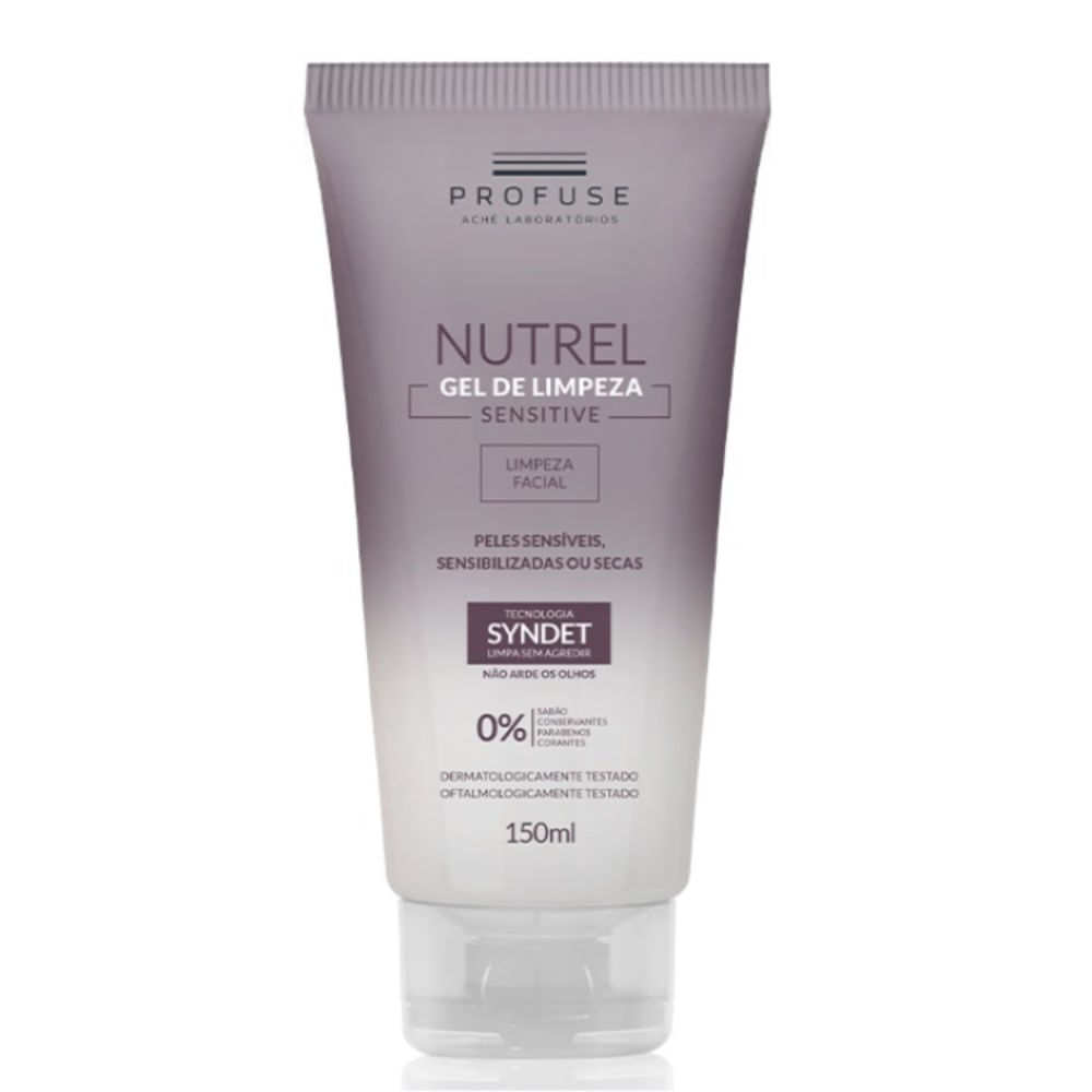 Gel de Limpeza Facial Profuse Nutrel Sensitive 150ml