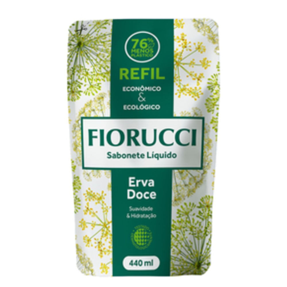 Sabonete Líquido Fiorucci Erva Doce Refil 440ml