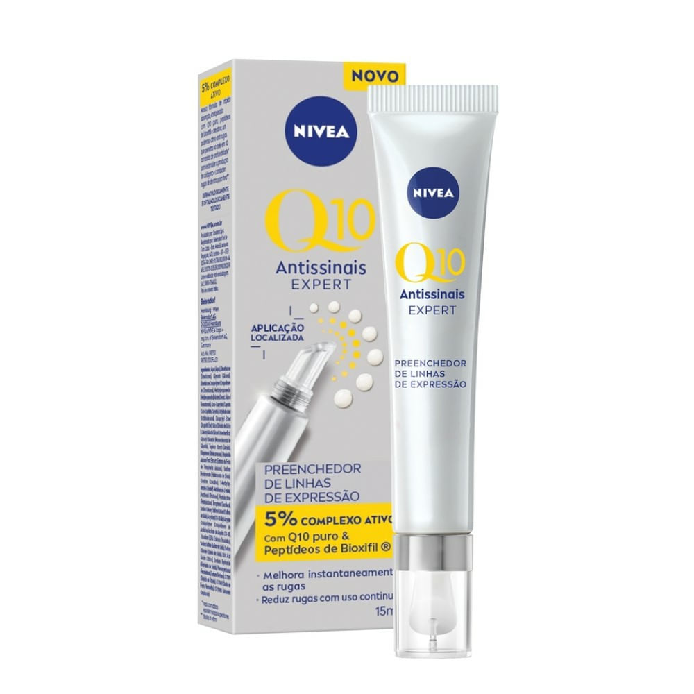 Preenchedor De Linhas De Expressão Nivea Q10 Expert Antissinais 15ml