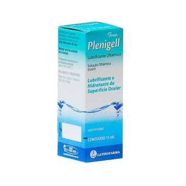Plenigell Latinofarma 15ml Colírio - drogariavenancio