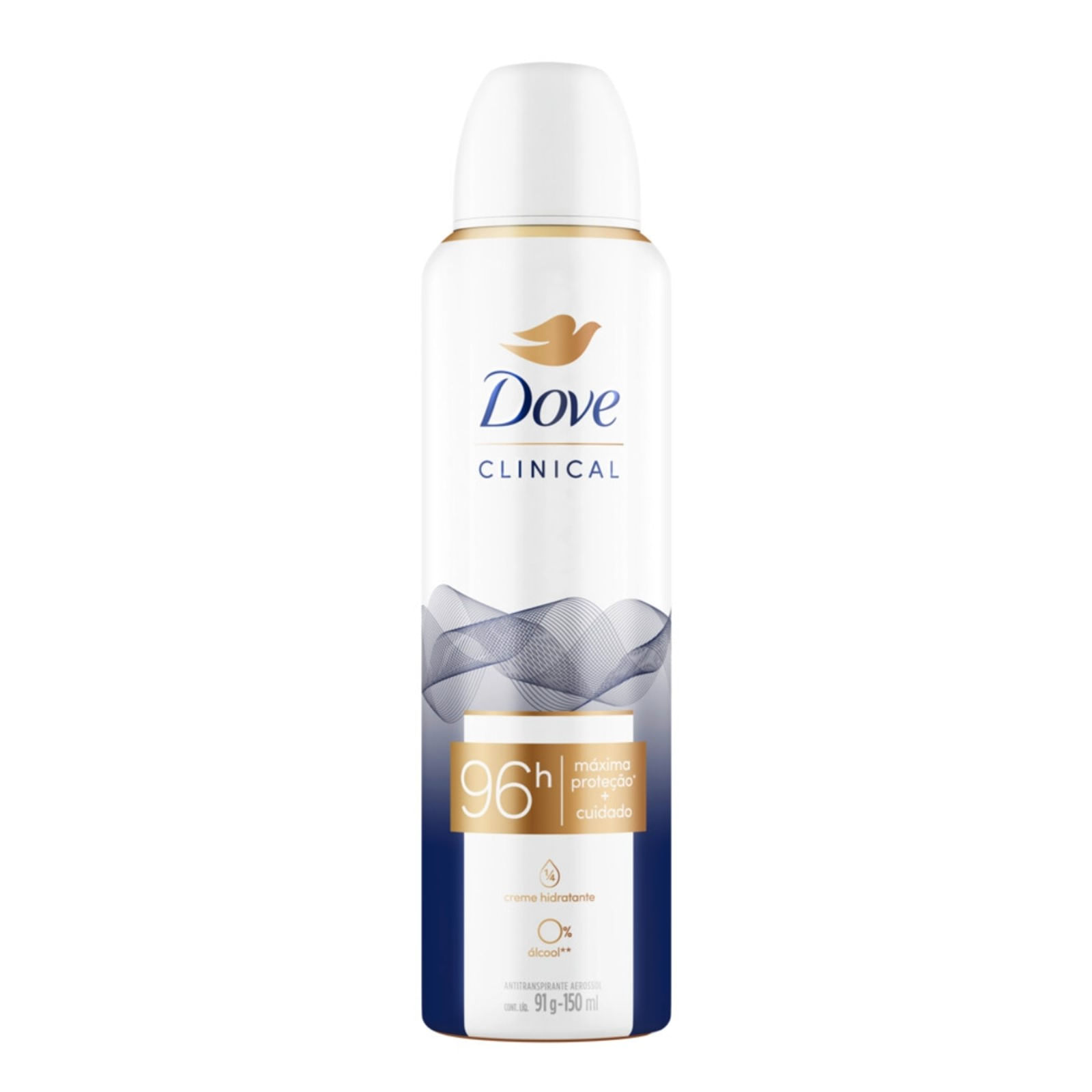 Desodorante Antitranspirante Aerosol Dove Clinical Original Clean 96h 150ml
