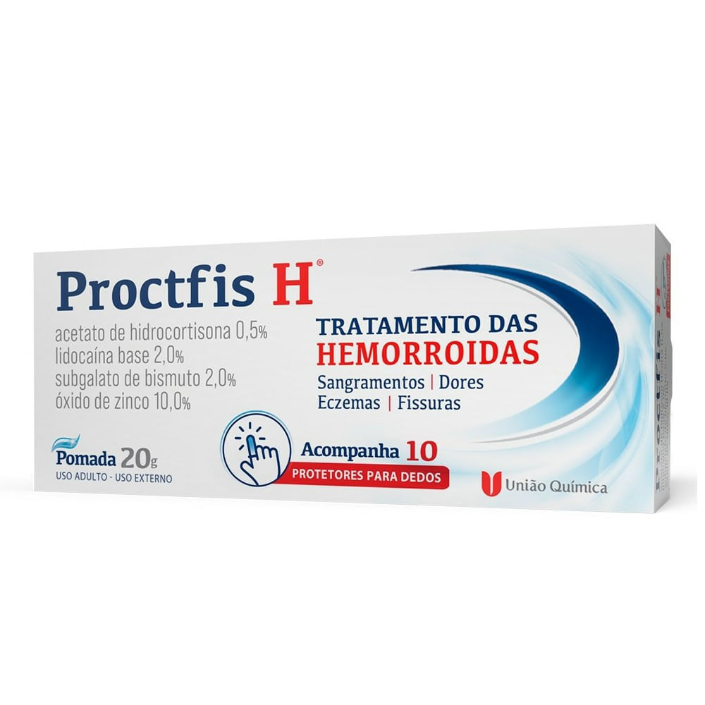 Tratamento para Hemorroida Proctfis H Pomada 20g + 10 Aplicadores