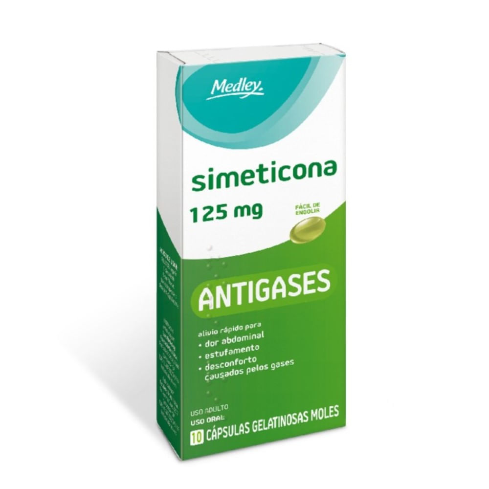 Simeticona 125mg Medley 10 Cápsulas
