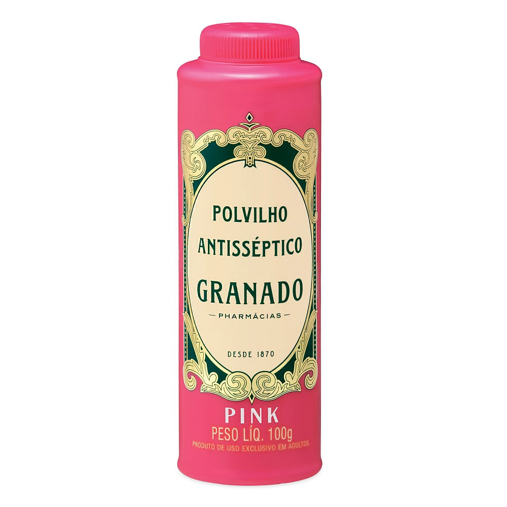 Polvilho Antiss&eacute;ptico Para Os P&eacute;s Granado Pink 100g