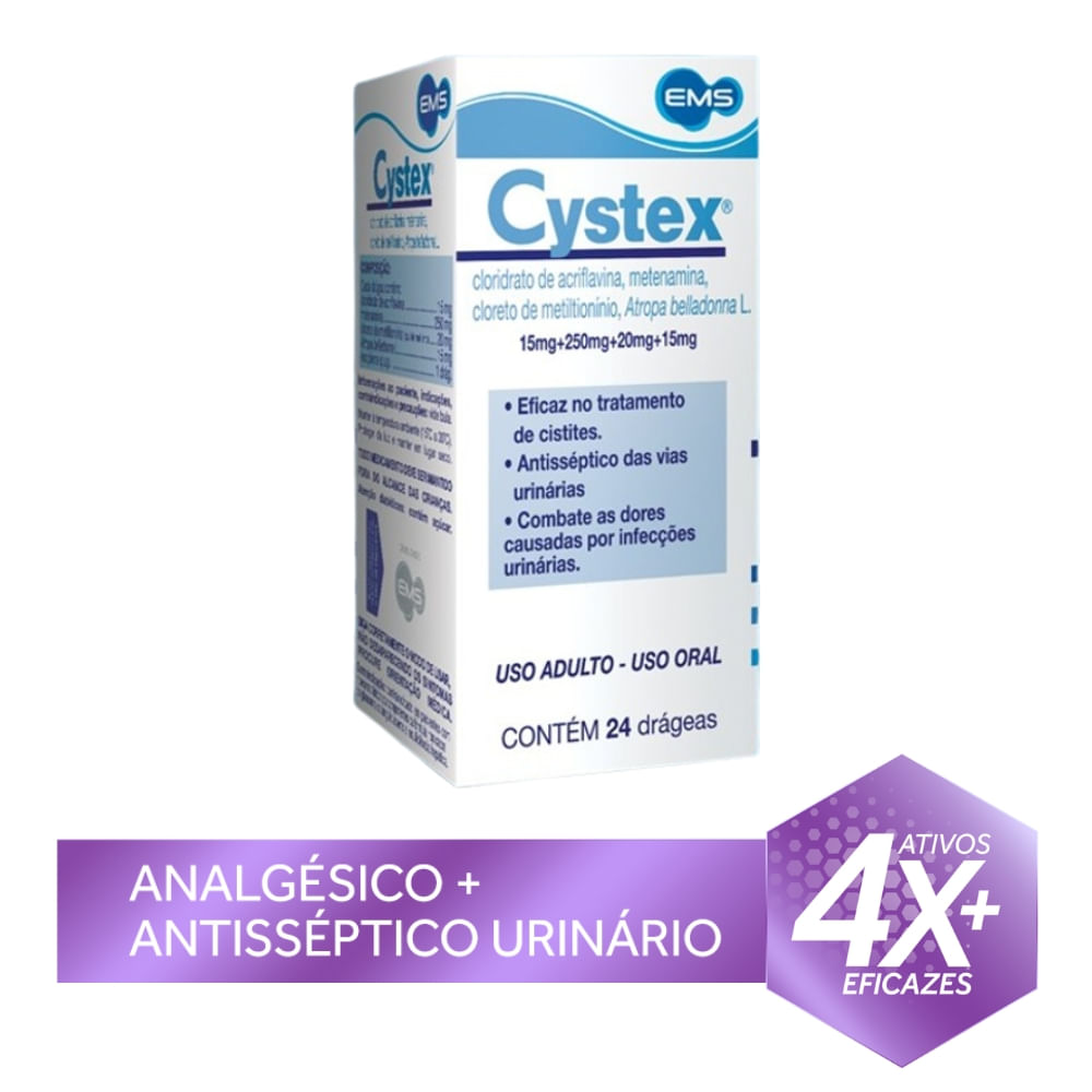Cystex Ems - 24 Drágeas
