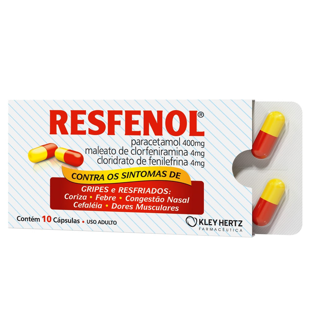 Resfenol 10 C&aacute;psulas