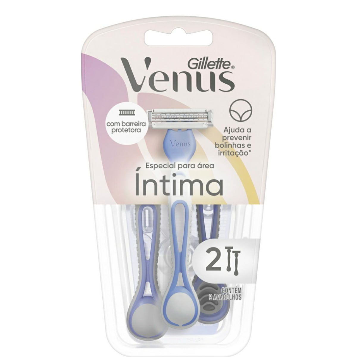 Aparelho De Depilar Gillette Venus Intima 2 Unidades