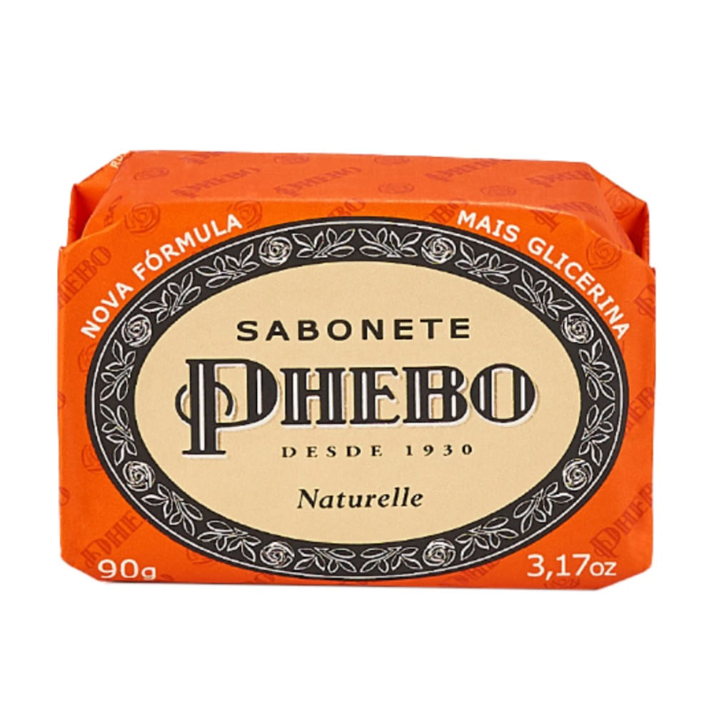 Sabonete Em Barra Phebo Naturelle 90g