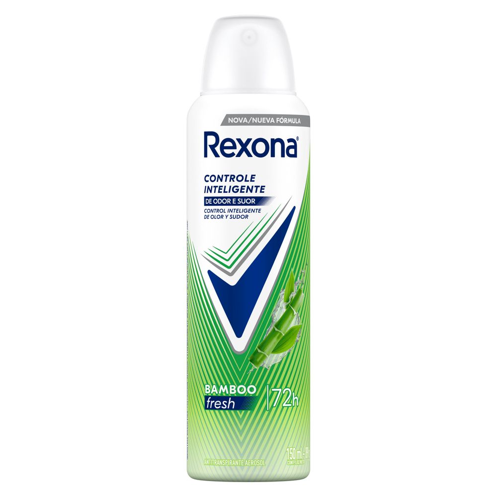 Desodorante Antitranspirante  Aerosol    150 ml  Bamboo  Rexona        Hig-017