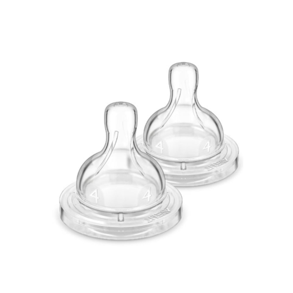 Bico de Mamadeira Avent Philips Anti-Colic N.04 +6 Meses SCY764/02 - 2 Unidades