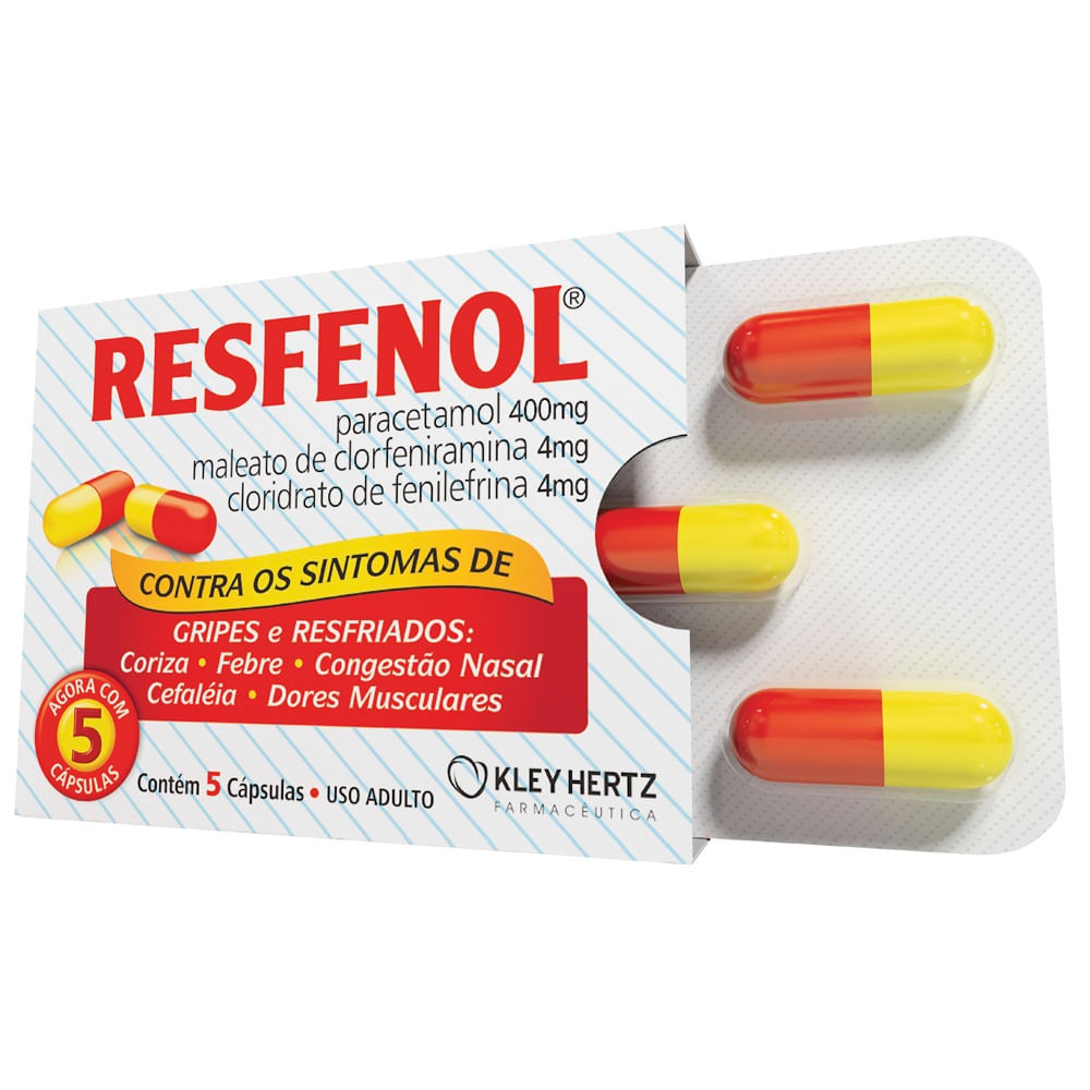 Resfenol 5 C&aacute;psulas