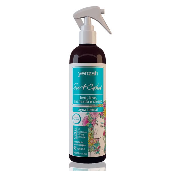 Água Termal Yenzah Sou+Cachos Spray 365ml