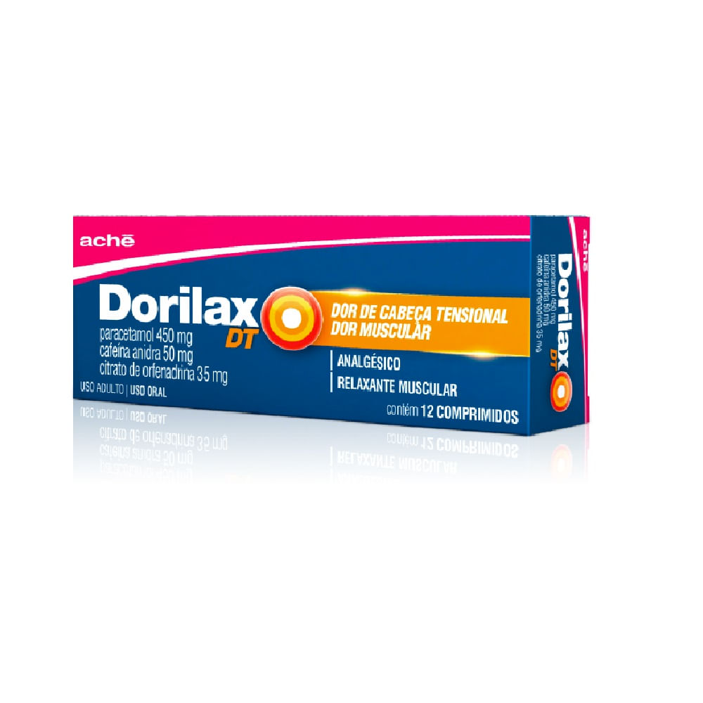Dorilax DT 450mg + 50mg + 35mg 12 comprimidos