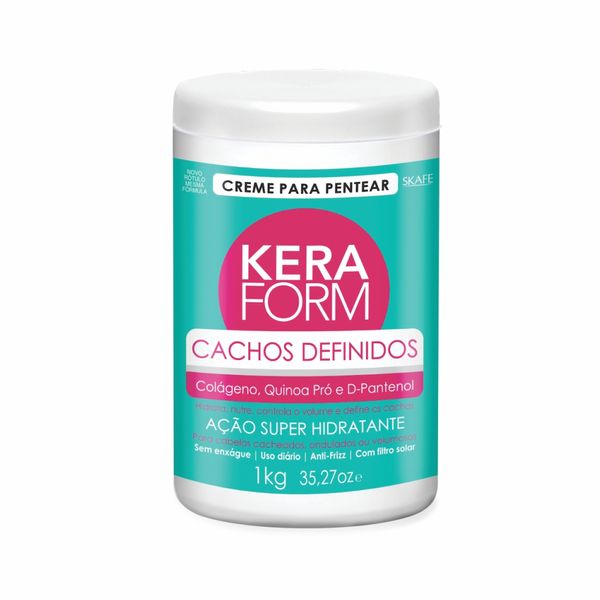 Creme pra pentear Skafe Keraform Cachos definidos 1kg