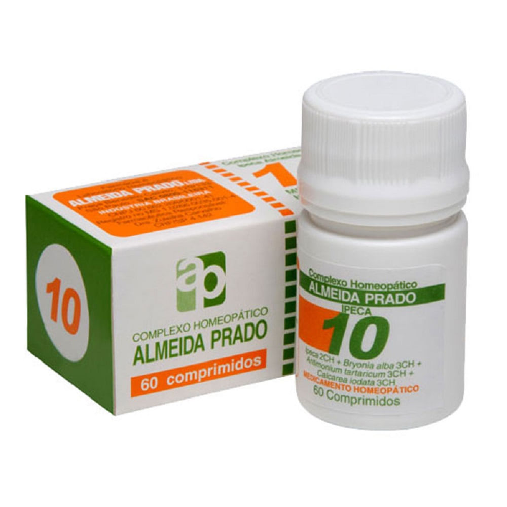 Complexo 10 Homeop&aacute;tico Almeida Prado 60 Comprimidos